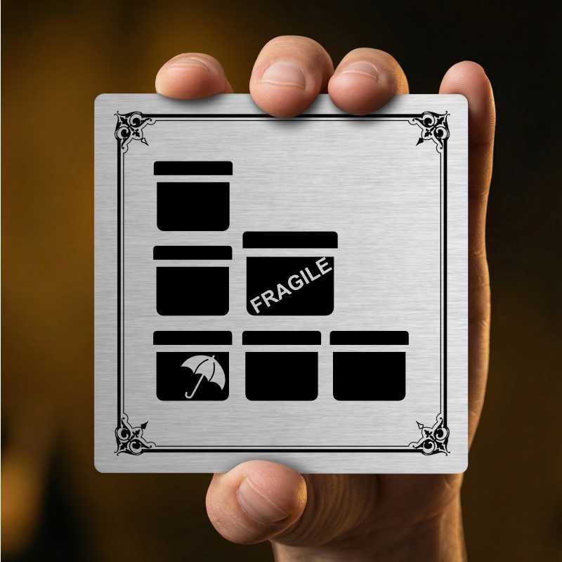 Sklad, 80x80mm, stříbrná, Texas